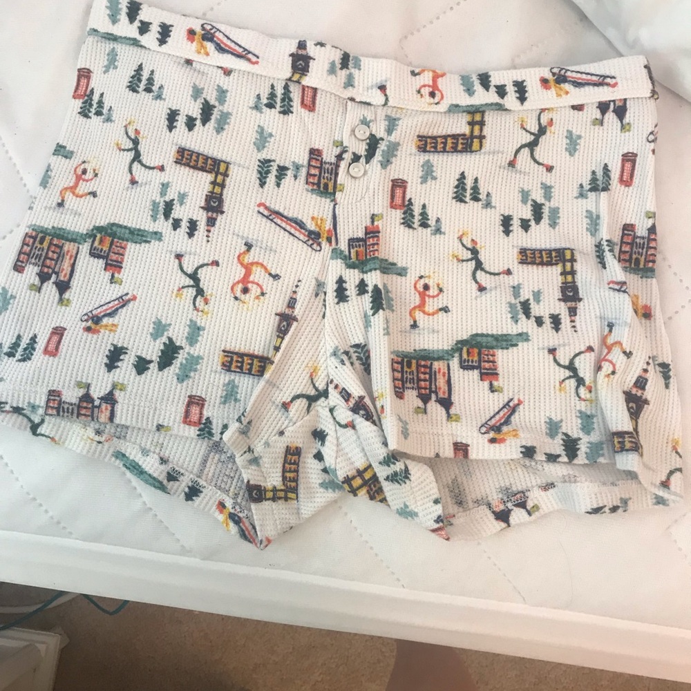 Holiday PJ shorts